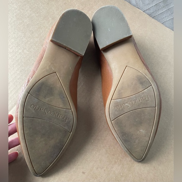 Franco Sarto Shoes Women’s 8 Susie Classic Brown Cognac Flats Loafers Slip on - Picture 6 of 6